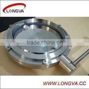 China Manufacturer Steel 10'' Welded Butterfly Valve thumbnail-2
