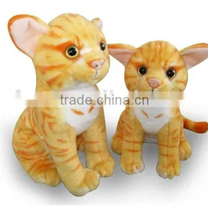 Lovely Stuffed Yellow Baby Cat Plush Toy thumbnail-1