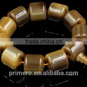 Imitate Authentic Natural Ox Horn Bracelets Strand Bracelet Bead Size 20MM High Quality thumbnail-4
