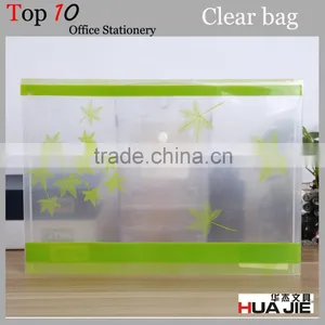 Transparent Coloured A4 pp School Supply Student Document Wallet thumbnail-1