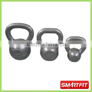 Various Weights Grey Painted Cast Iron Kettle Bell Gravity Casting Kettle Bell Fitness Exercise Items thumbnail-1