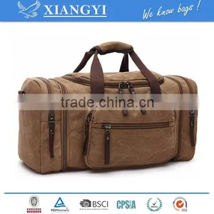 Fashion Bag,Oversized Canvas Travel Tote Luggage Weekend Duffel Bag Luggage Sporty Gear Bag,new Design in 2016 thumbnail-1