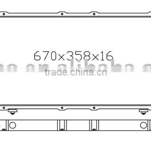 Car Radiator(suitable For: Legacy/Legacy Wagon 89-93 DPI: 1434 MT) thumbnail-1