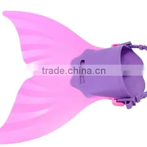 Kid Children Swimming Fins Training Flipper Mermaid Swim Fin Swimming Foot Flipper Diving Feet Tail Monofin thumbnail-1