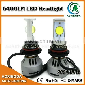 2014 Newest Car Led Headlight 6400LM 9004 9007 Hi/low thumbnail-1
