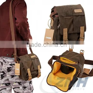 New Fashion Shoulder Sling Canvas Bag Caden Dslr Camera Bag thumbnail-1