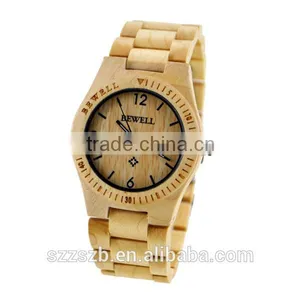 Bewell Handmade Eco-Friendly 100% Natrual Wood Watch Custom Made Souvenir thumbnail-3