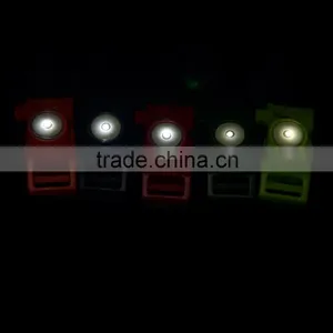 2016 New Colored Glow in the Dark Plastic Whistle Buckle With Fire Starter Flint and Flashlight Wholesale Quality Choice thumbnail-2