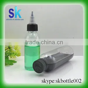 Black Twist Top Bottle Cap, Squeezed Bottle With Screw Cap, 60ml 120ml Pet Transparent Pet Twist Flip Top Cap Bottle thumbnail-2