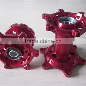 Motorcycle Wheels: CRF Supermoto Wheelsets: Red Hubs With Black Rims 3.50-17" and 5.00-17" thumbnail-2