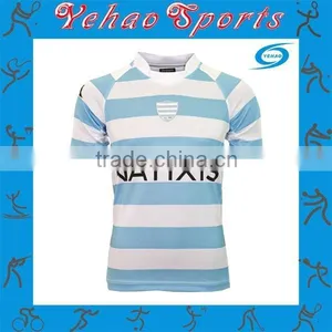 Stripe Custom Rugby Jersey With Tackle Twill thumbnail-1