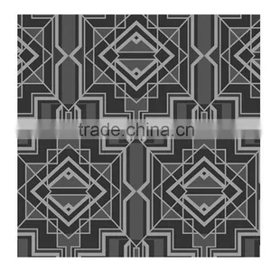 2016 Printing Pvc Wallpaper, Grape Purple Retro Geometric Wall Decor for Kitchen , Home Accent Wall Covering Online thumbnail-2