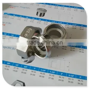 316 Stainless Steel 3/4" Conical Seat Union Butt-Weld thumbnail-1