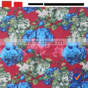 2016 Flower Pattern Printed Brushed Fabric/tr Brushed Fabric thumbnail-1