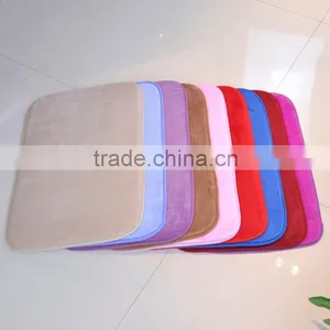 Coral Fleece Bathmat Carpet Bathroom Mat With Anti Slip Base thumbnail-1