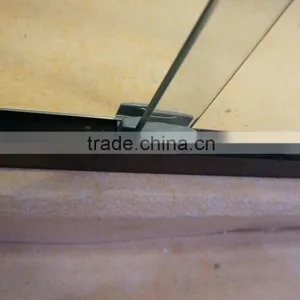 Black Framed Sliding Adjustable Automatic Shower Doors(KD6018) thumbnail-4
