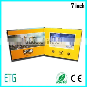 2015 Novel Design Lcd 7 Inch Lcd Wedding Invitation Card thumbnail-5