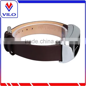 2016 Genuine Leather Replacement Band for Fitbit Alta With Metal Frame thumbnail-5