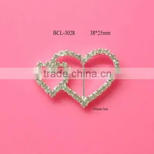 Hot Selling Factory Price Heart Crystal Buckle in Stock (BCL-3028) thumbnail-1