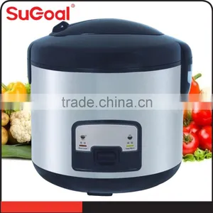 1.8L Stainless Steel Rice Cooker With Steam Tray thumbnail-1