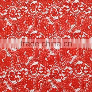Fashion Designs High Quality 100% Polyester Guipure Lace Fabric T8112 thumbnail-2