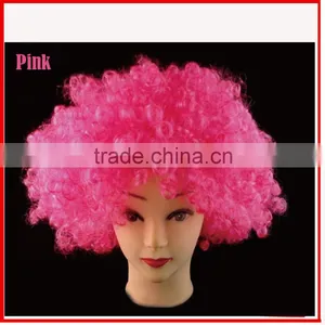 Directly Supplier Fans Crazy Wig,color Wigs,promotional Rainbow Wig thumbnail-4