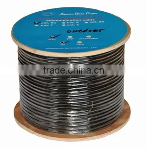 Frankever Best Price Dual Jecket Outdoors UTP CAT5E Lan Cable With Wooden Drum thumbnail-2