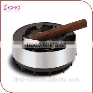 Smokeless Ashtray Smoke Free Ash Tray Battery Operated Portable Ideal for Use With Cigarettes, Cigars, Cigarillos, Pipes thumbnail-1