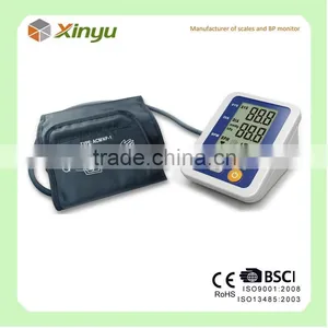 2014 HOT Sale Blood Pressure Monitor Arm Type With Big LCD Display With WHO Function thumbnail-1