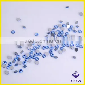 Hot Sale SS6 SS8 SS10 SS12 SS16 lt Sapphire Clear Glass Stones for T Shirt thumbnail-3