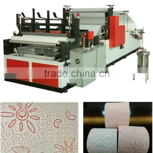 XY-TQ-C Full Automatic Color Embossing Toilet Paper Machine thumbnail-1