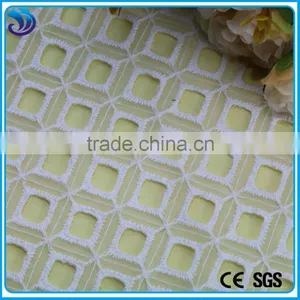 Hot Sale Polyester Organza Lace Holes Embroidery Fabric for Girl's Dresses thumbnail-2