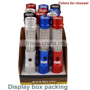 AAA Bettery 16+8 LEDS + 1 Laser Aluminum Working Light With Magnet thumbnail-6