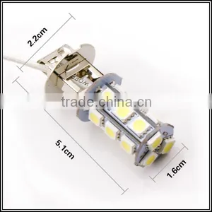 Auto Lighting 18 SMD 5050 LED H3 LED Lamp Fog Light Car Foglamp Lights Bulbs Accessories thumbnail-6