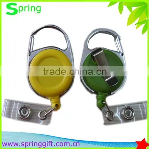 Metal Retractable Badge Holder With Back Clip thumbnail-1