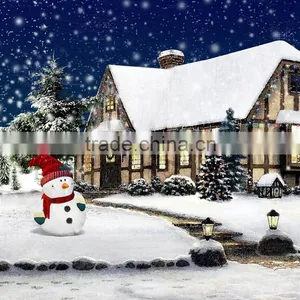 2015 Hot Sell Winter Snow Sight Led Canvas Art Deco thumbnail-1