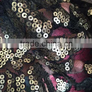 Embroidery Fabric or Gold Sequin or Silver Sequin Fabric thumbnail-5