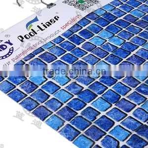 Soft Plastic Plaid Above Ground Swimming Pool Liner Supplier's Choice thumbnail-4