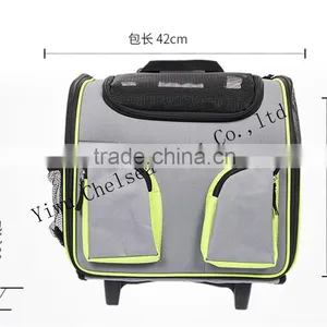 Cat Cage With Wheels Pet Carrier Luggage Box Dog Crate With Wheels Dog Backpack Crate Rolling Wheel thumbnail-2