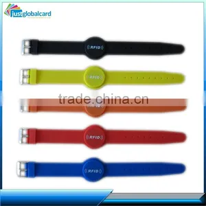 Adjutable Rfid NFC Silicone Wristband Factory Price for Sale thumbnail-1