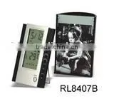 Digital Clock With Photoframe Inside and Pen Holder Shape thumbnail-1
