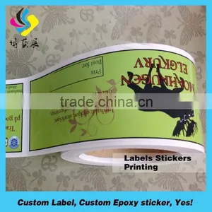 Oil Resistant Custom Cafe Food Luxury Sticker thumbnail-1