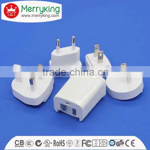 Interchangeable Quick Dual Port Usb Charger 2a 5v 220v Power Adapter With PSE/KC/SAA/UL/FCC/CE thumbnail-4