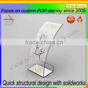 Clear Acrylic Digital Watches Men Display Holder thumbnail-4