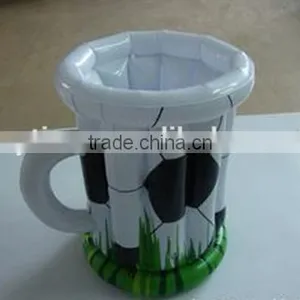 2016 Factory Production EN71/ASTM Fashion Durable White Pvc Inflatable Cup-shape Beer/beverage Cooler thumbnail-2