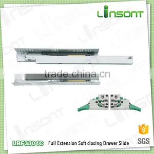 Hot Sale Full Extension Undermount Soft Close Undermount Slide Kitchen Cabinet Hardware Drawer Slides thumbnail-1