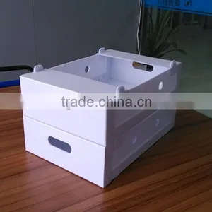 Storage Packaging Collapsible Plastic Fruit Crate thumbnail-1