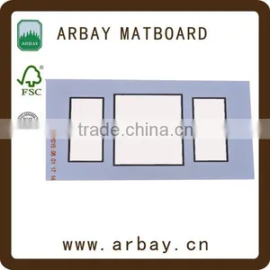4ply Moorman Fabric Matboard White Cream Smooth Mat Board Double-Sided Pebble Embossed Matboard thumbnail-4