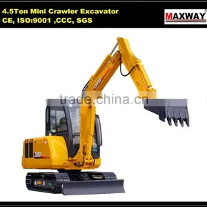 CE Mark , China Cheap 4.5 Ton Mini Grab Bucket Hydraulic Excavator, ISO Certificate, CT45-7B thumbnail-1