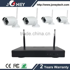 720P Wireless Security Cameras 4ch Wifi Nvr Kits Cctv Kit thumbnail-1